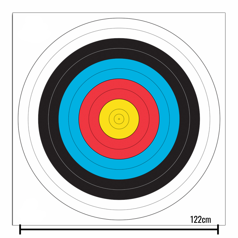 Freedom Archery PVC Target Face - World Archery (UNOFFICIAL)