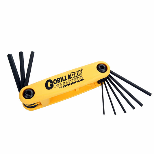 Bondhus Gorilla Grip Allen Wrench Set Folding Small (Imperial)