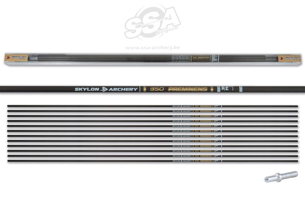 Skylon Archery Preminens ID3.2 Carbon Arrow Shafts (12 x shafts incl. nock pins)