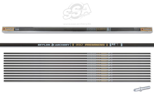 Skylon Archery Preminens ID3.2 Carbon Arrow Shafts (12 x shafts incl. nock pins)