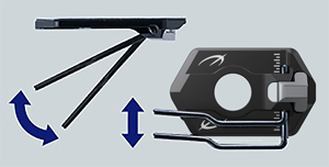 Shibuya Ultima G2 Magnetic Arrow Rest (LH-RH Convertible)